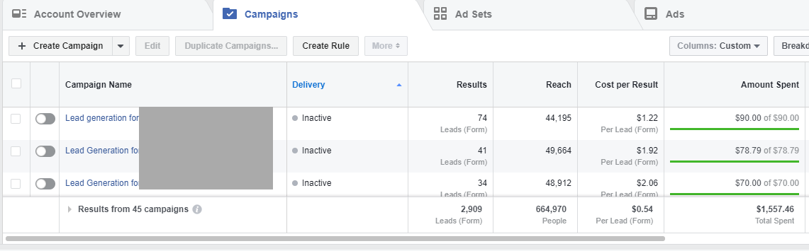 Capture facebook